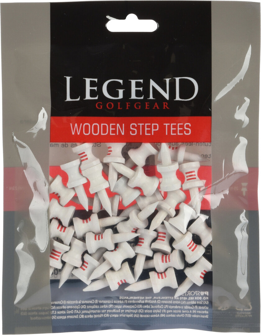 Legend Holz Stufentees 25mm White
