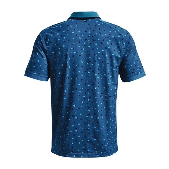 Under Armour Iso-Chill Floral Polo Cruise Blue