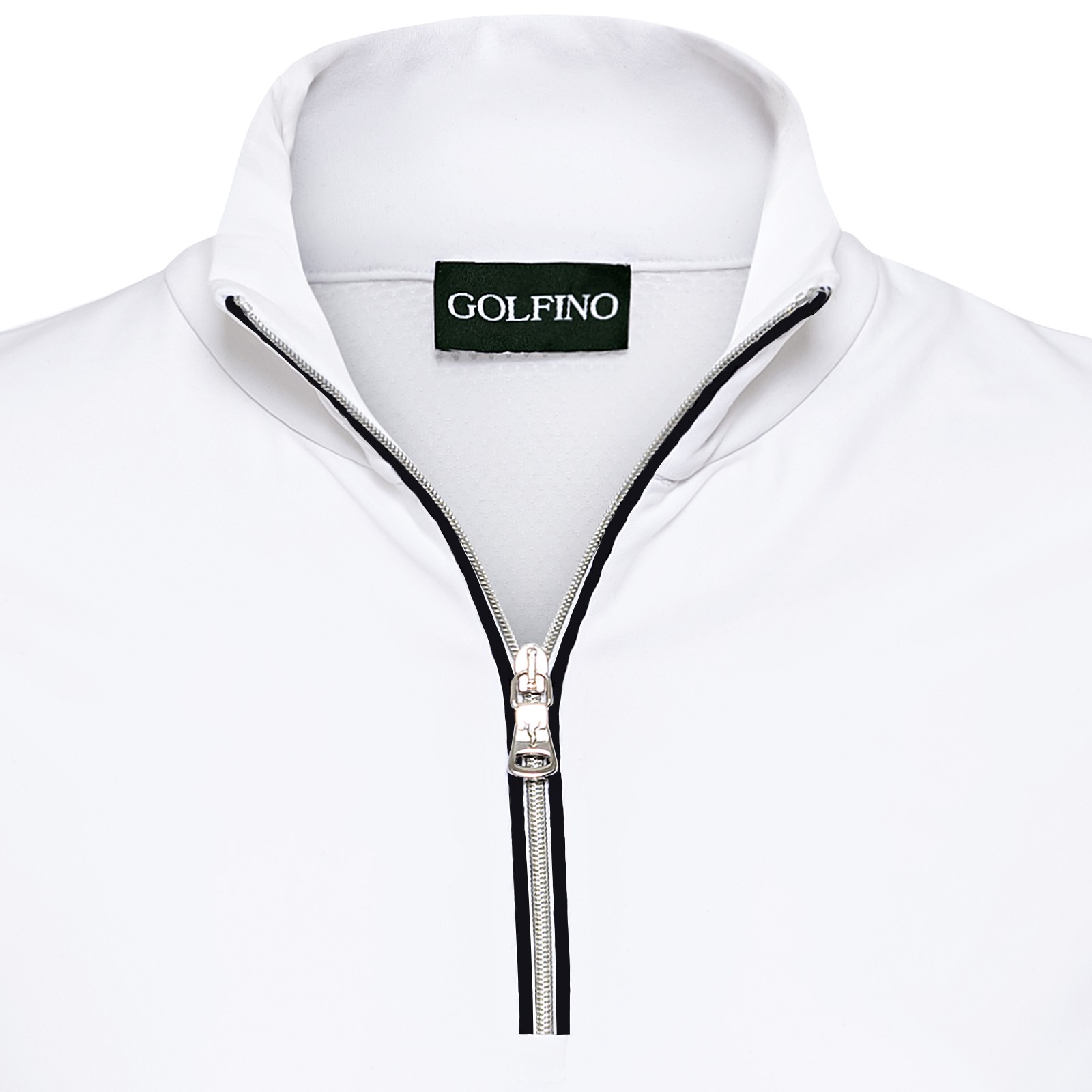 Golfino Perfect Round Mesh Sleeves Pullover Optic White