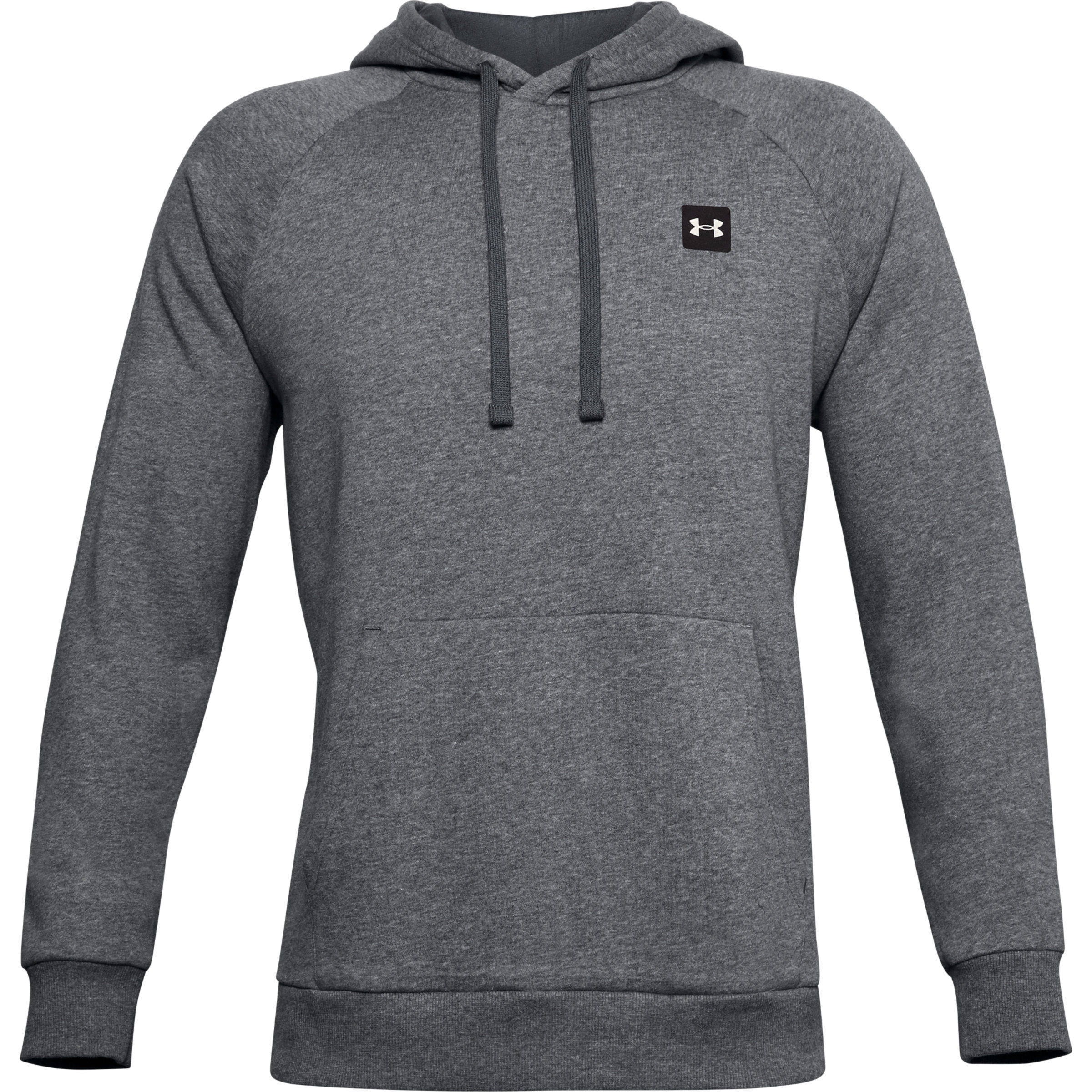 Under Armour Rival Fleece Hoodie Pullover Gray Heather