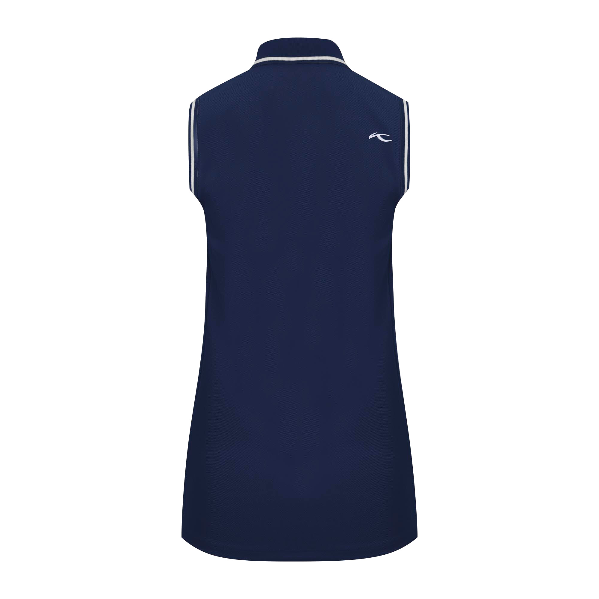 Kjus V-Neck Sleeveless Polo Atlanta Blue