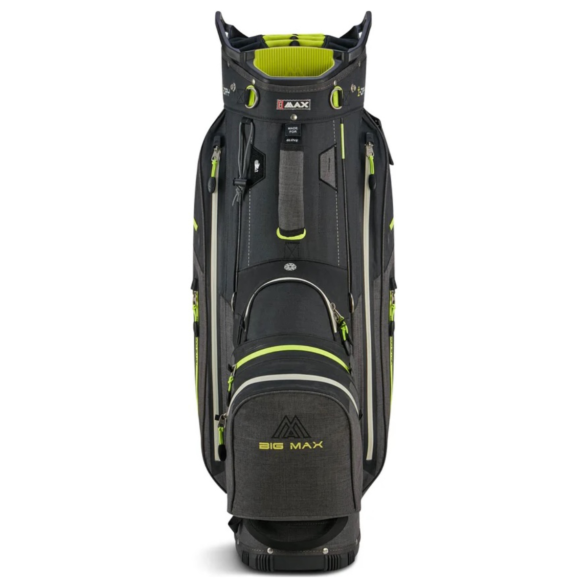 Big Max Aqua Tour 4 Black/Charcoal/Lime Cartbag