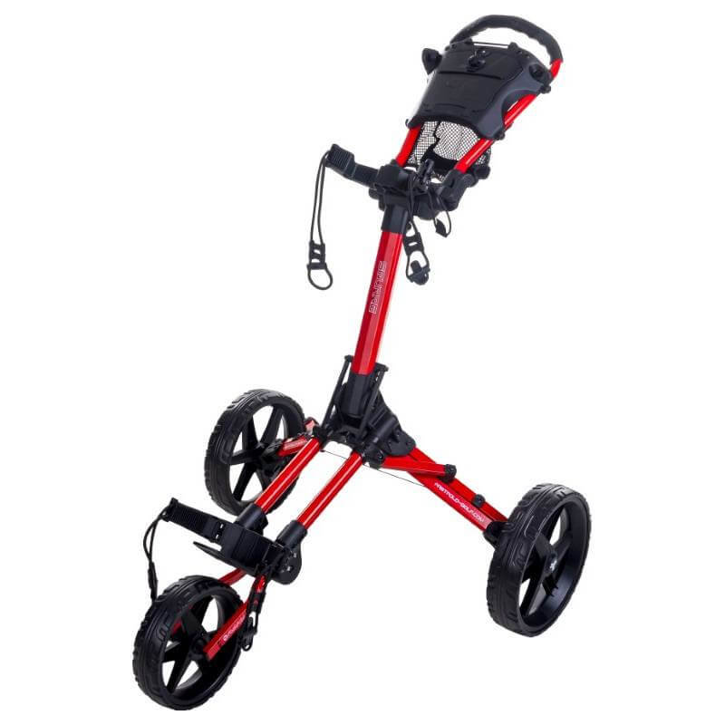 FastFold Square 3 Wheel Red/Black Trolley