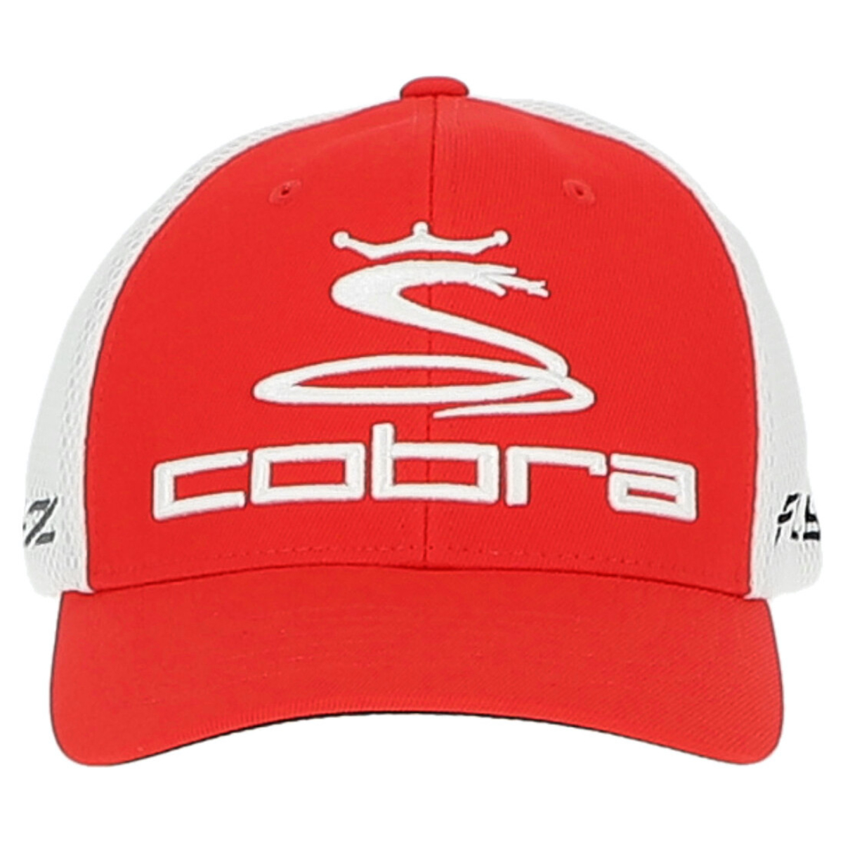 Cobra Cap Flexfit rot/weiß S/M