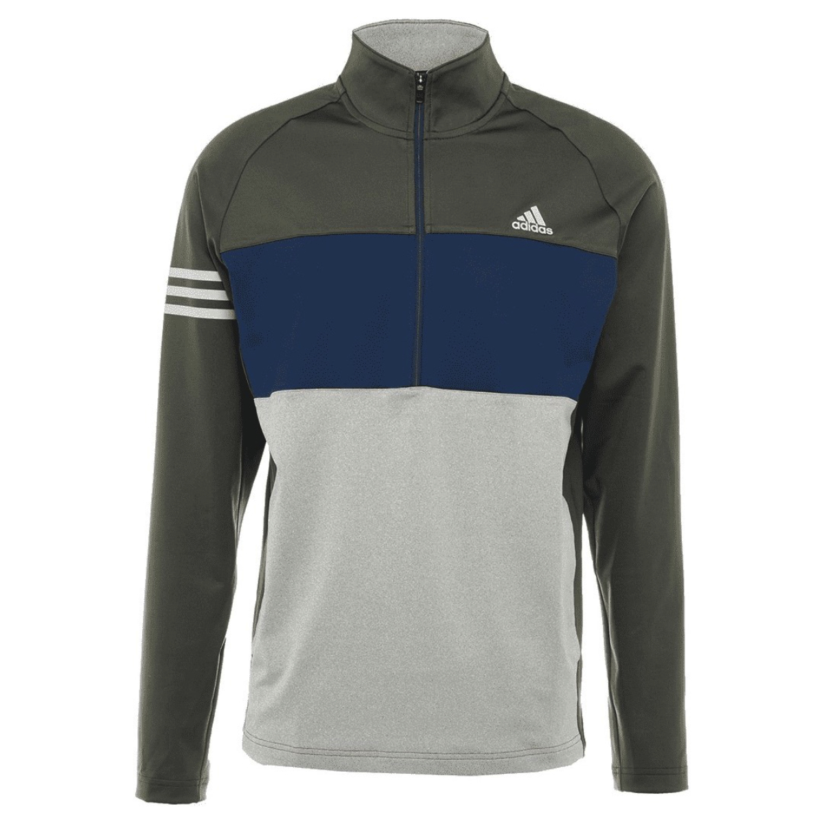Adidas Competition 1/4 Zip Layer Olive/Grey
