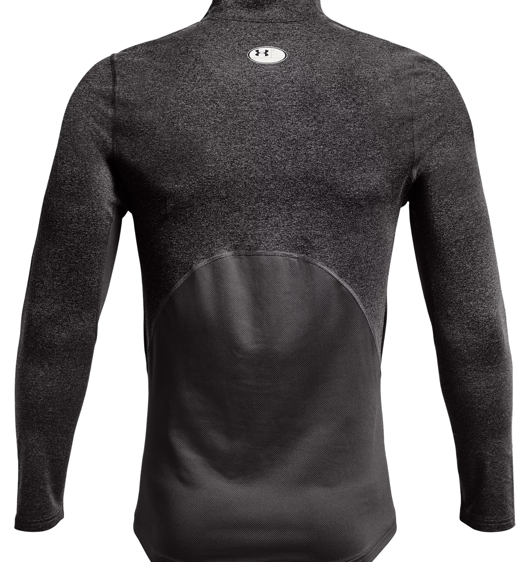 Under Armour Cold Gear Armour Fitted Mock Charcoal Light Heather
