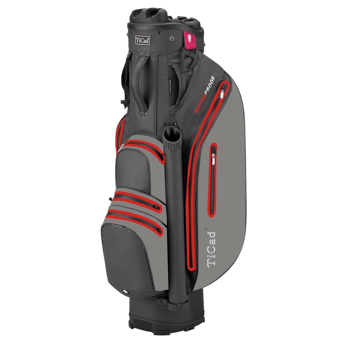 Ticad Quiet Organizer Sport 9 Black/Grey/Red Cartbag