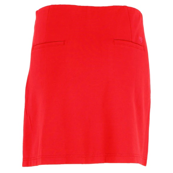 Cherie Collection Ruffles Skort Red