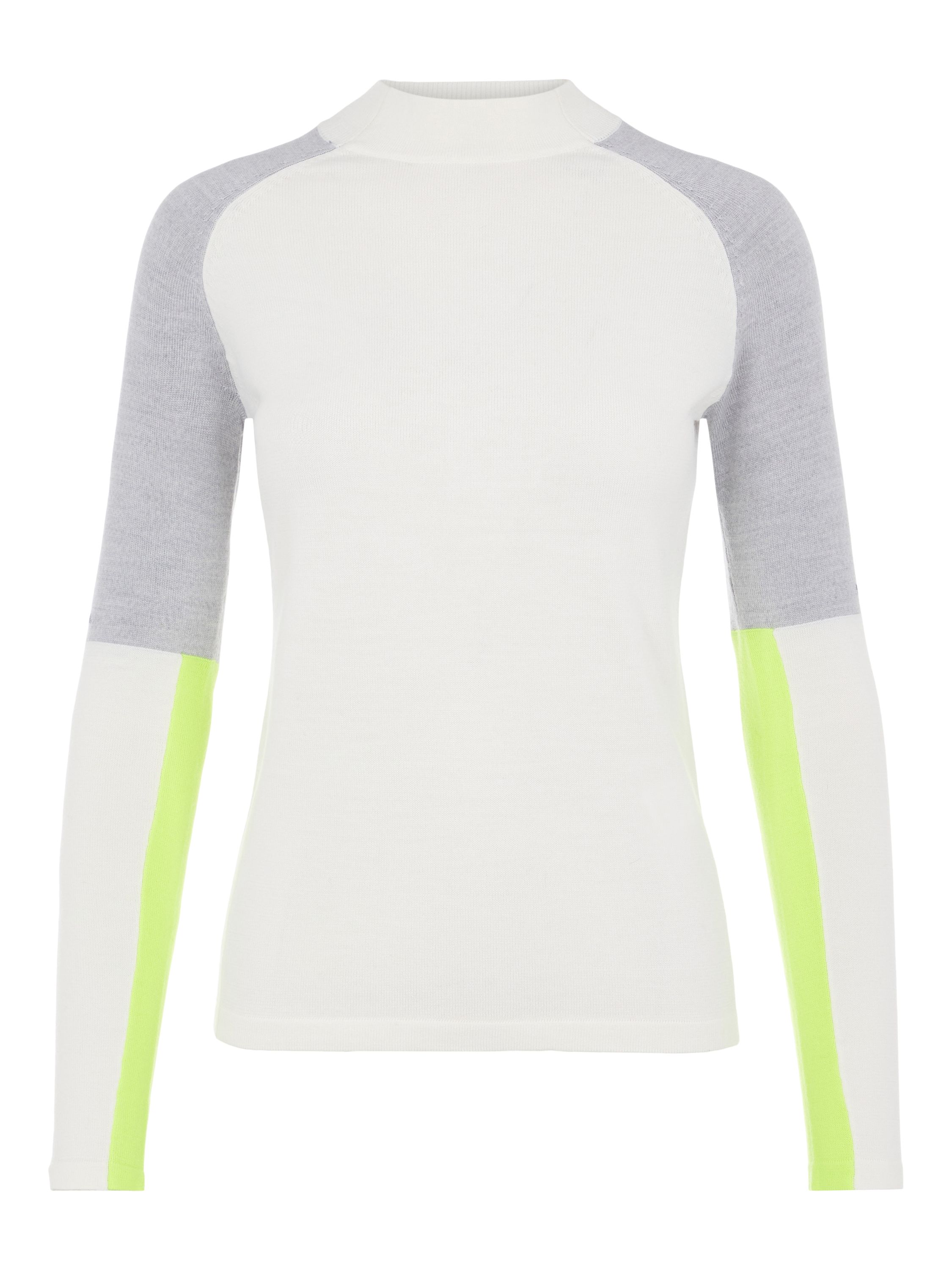 J.Lindeberg Leila Knitted Golf Sweater White