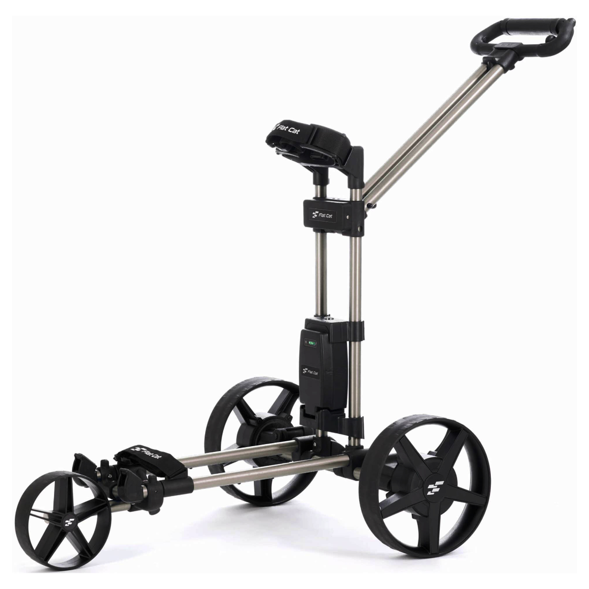 Flat Cat Spin 27 Holes Brushed Silver E-Trolley