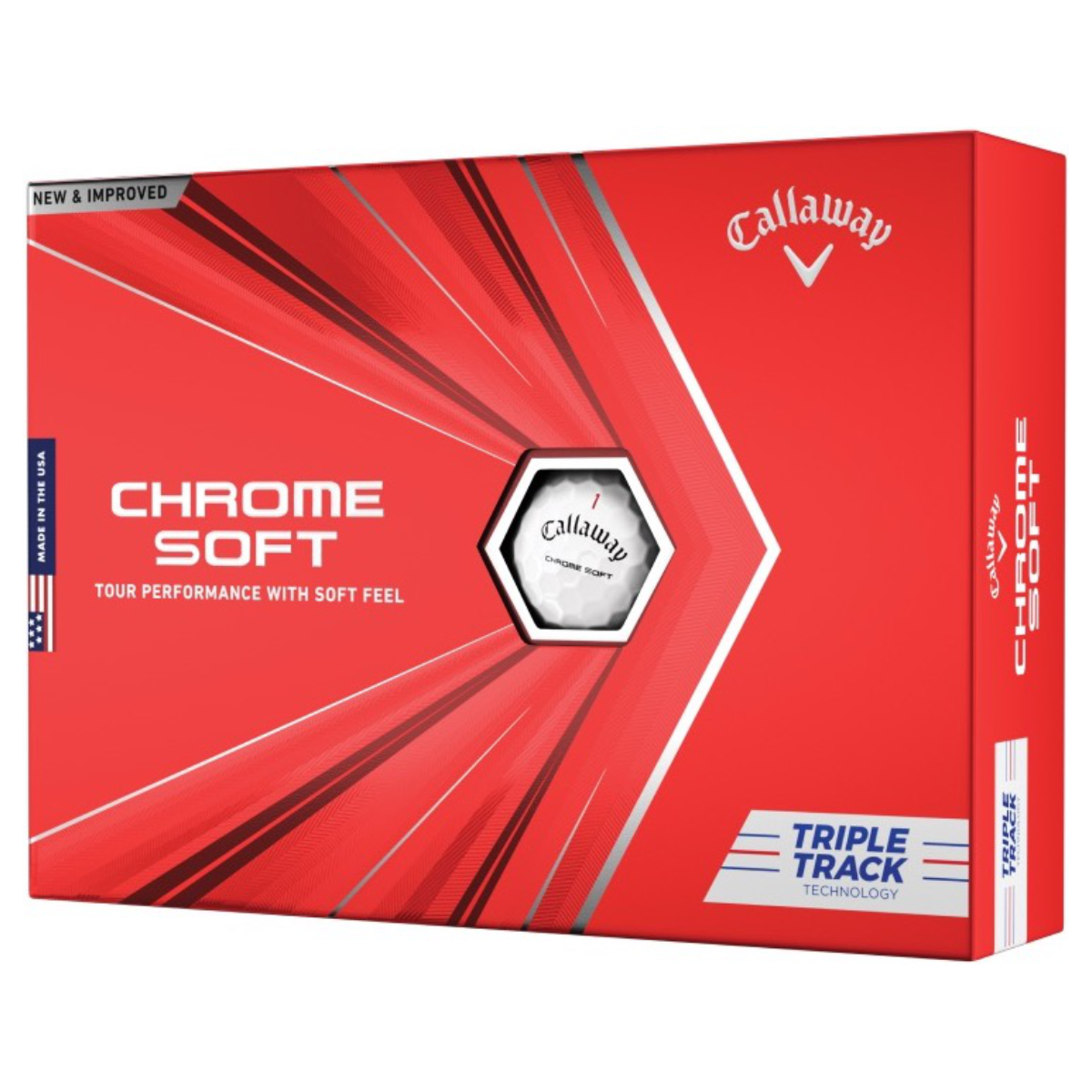Callaway Chrome Soft Triple Track 20 White