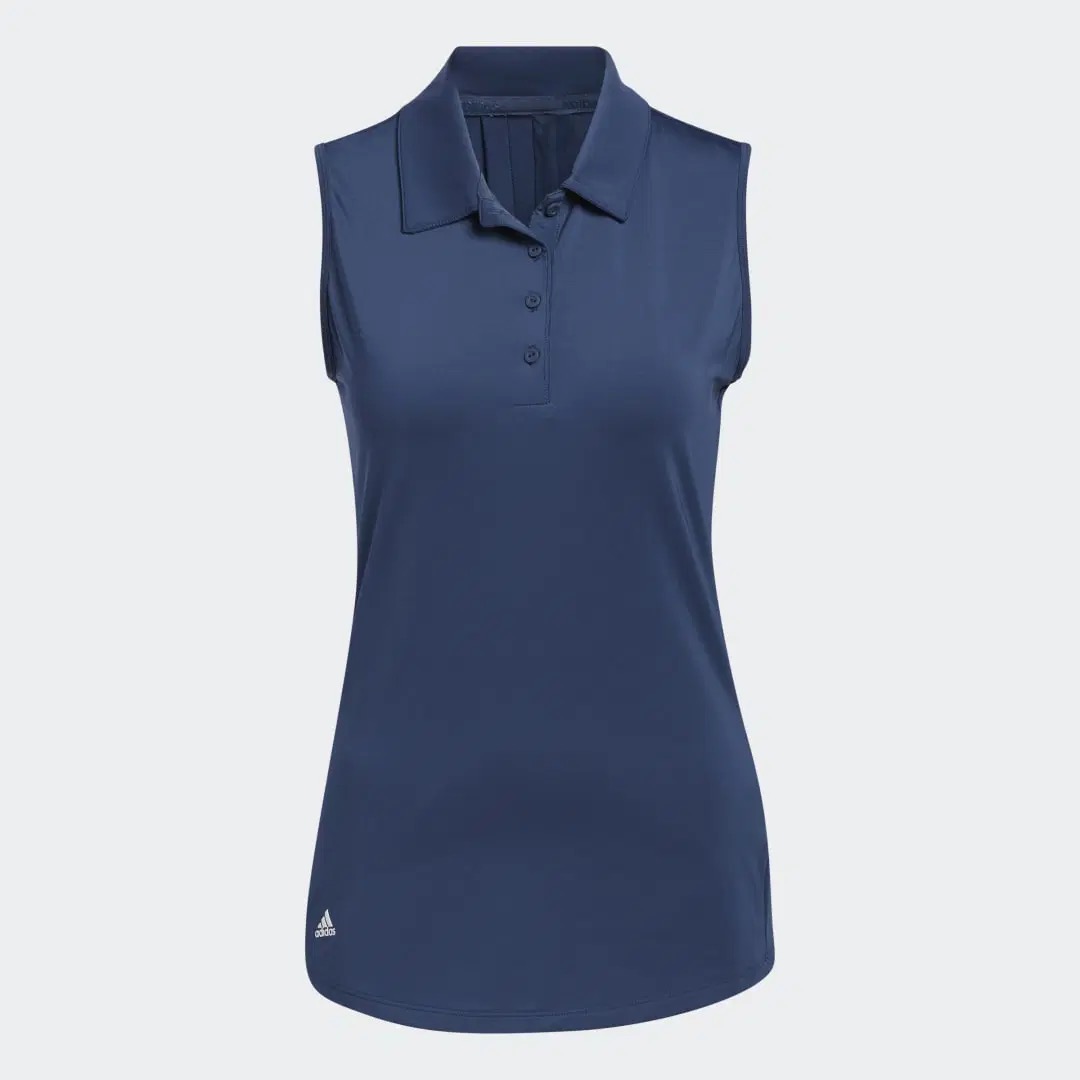 Adidas - Ultimate Solid Sleeveless Polo - Navy - M