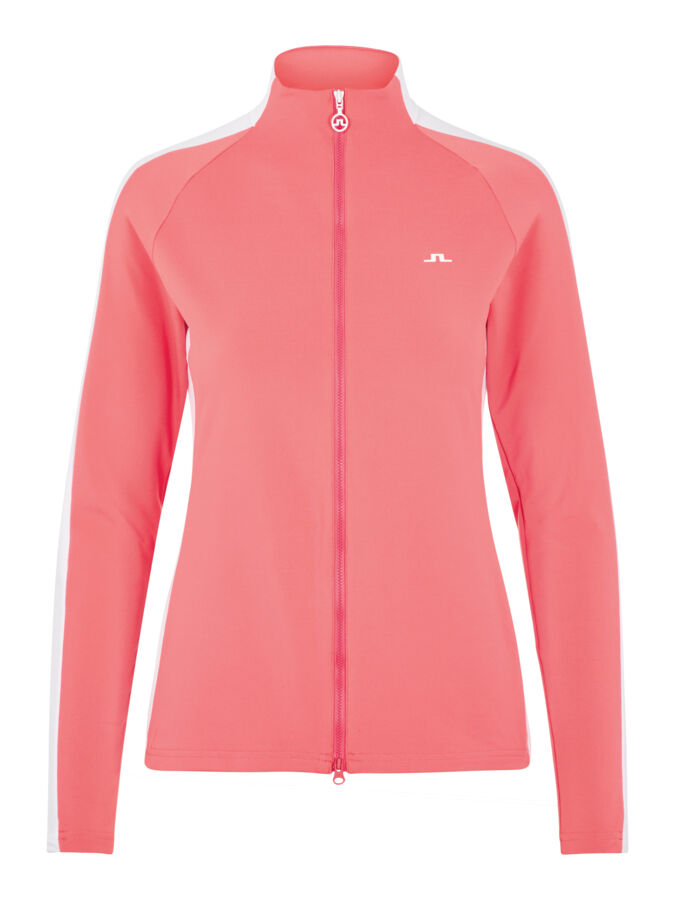 J. Lindeberg Marie Golf Mid Layer Tropical Coral