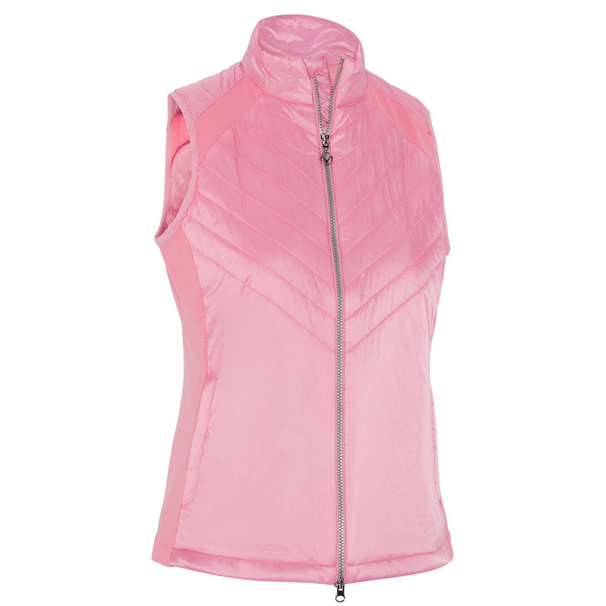 Callaway Chev Quilted Weste Pink Nectar