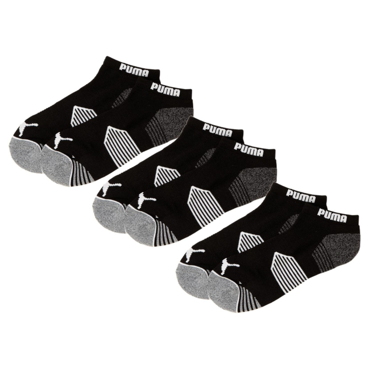 Puma Essential Low Cut 3 Pair Socken Black
