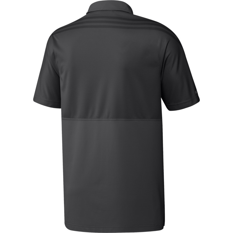 Adidas Heatready 3-Stripe Polo Carbon