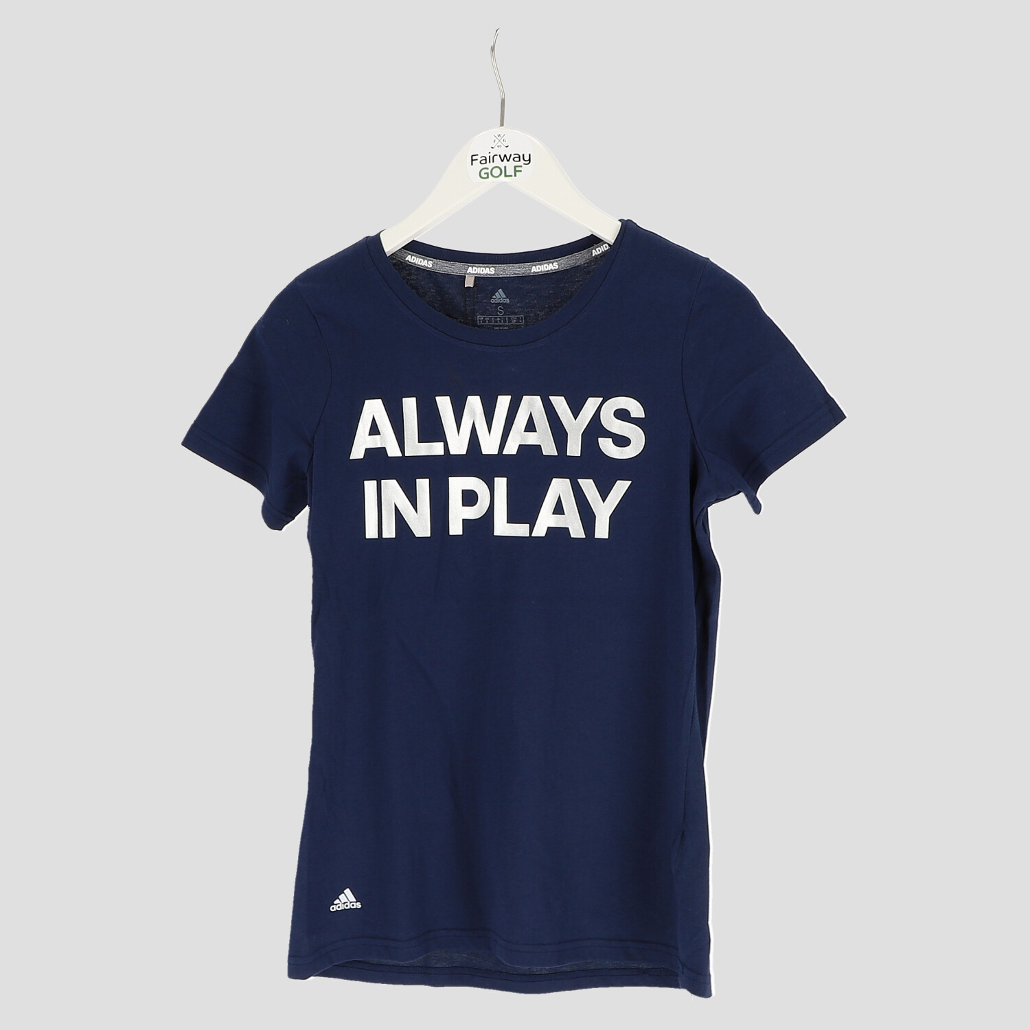Adidas T-Shirt - Größe S - navy