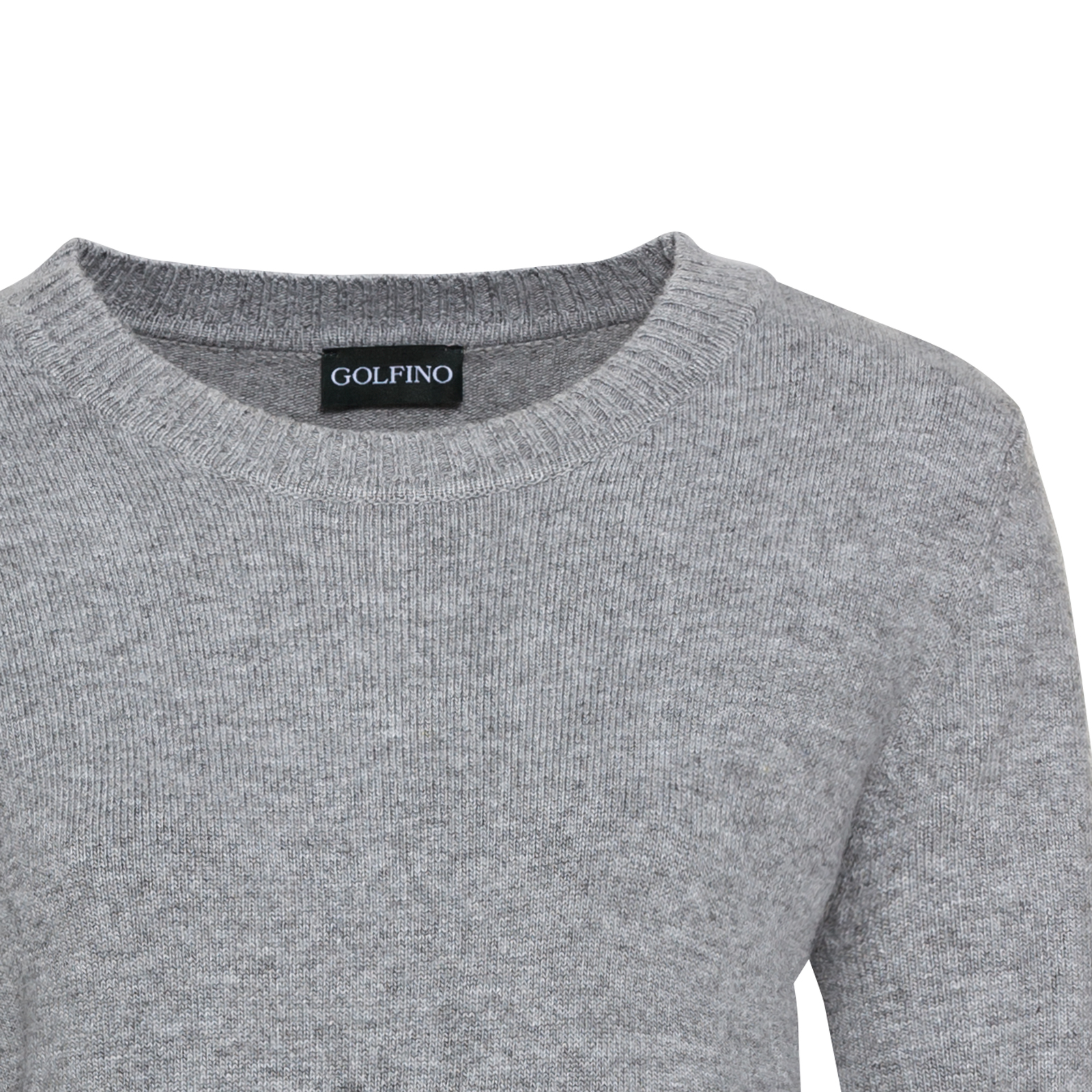 Golfino Ladies Silver Space Knitted Roundneck Mid Grey