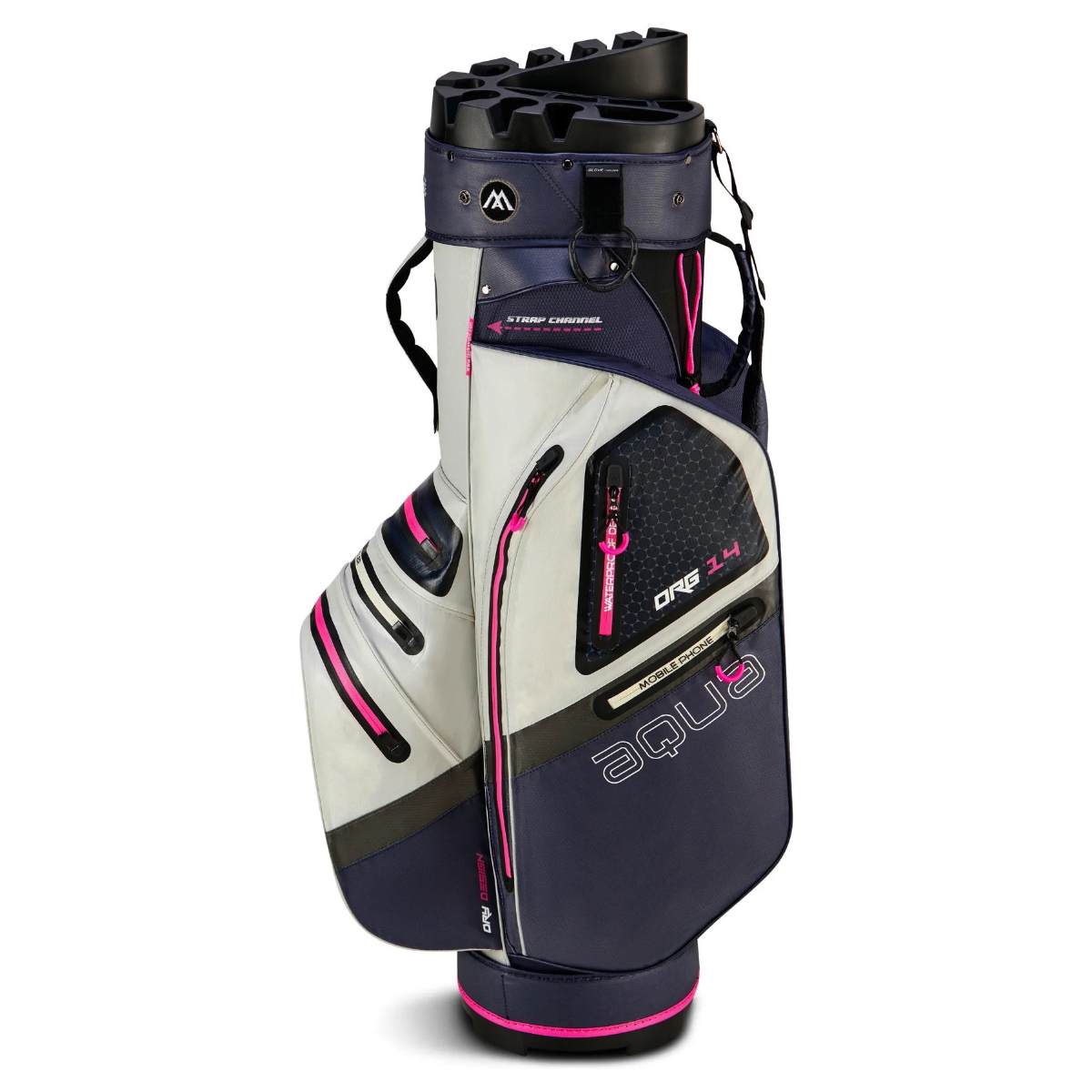 Big Max Aqua Silencio 4 Blue/White/Fuchsia Cartbag