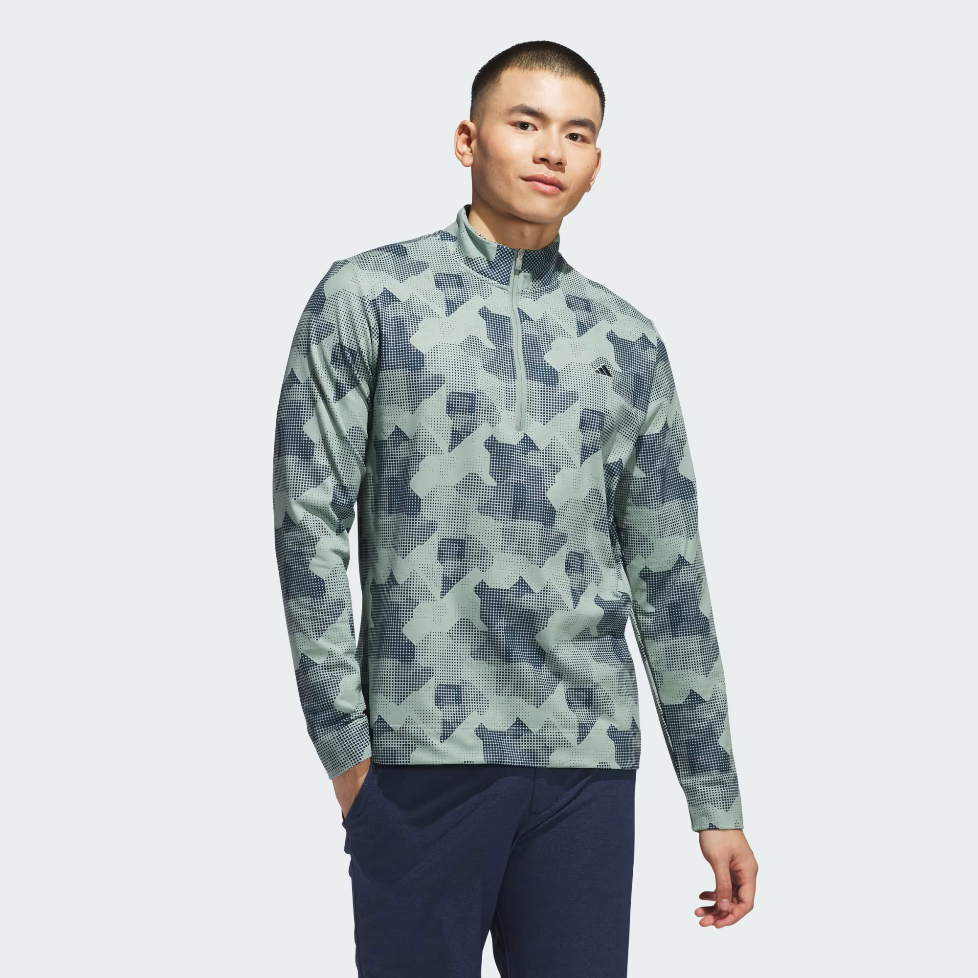 adidas GO-TO Printed 1/4 Zip Sweater
