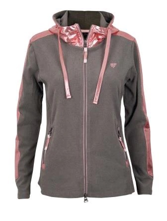 Cherie Collection Hoodie Jacke Grey