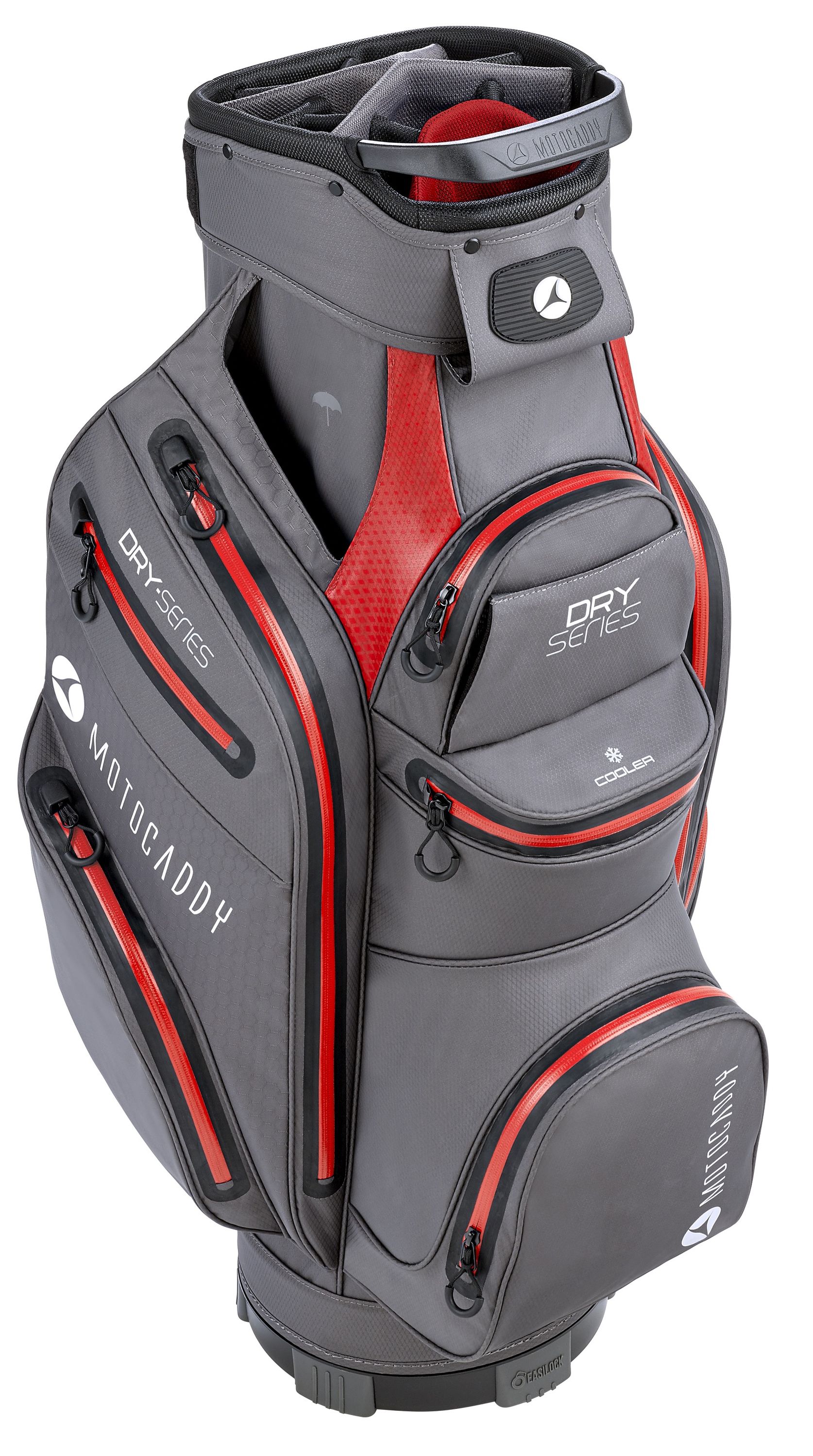 Motocaddy Dry Series Charcoal/Red Cartbag