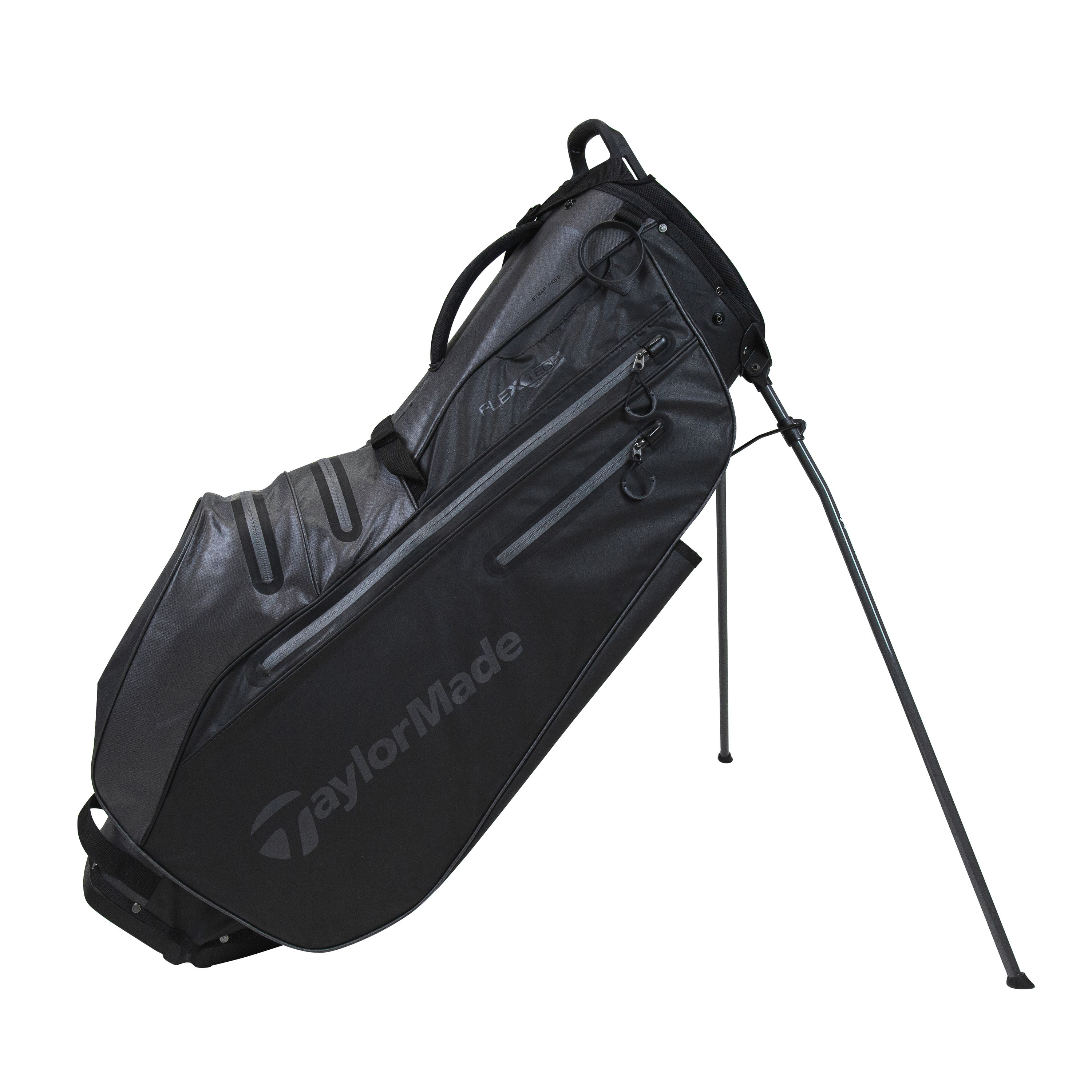 Taylormade Flextech Waterproof Black/Charcoal Standbag