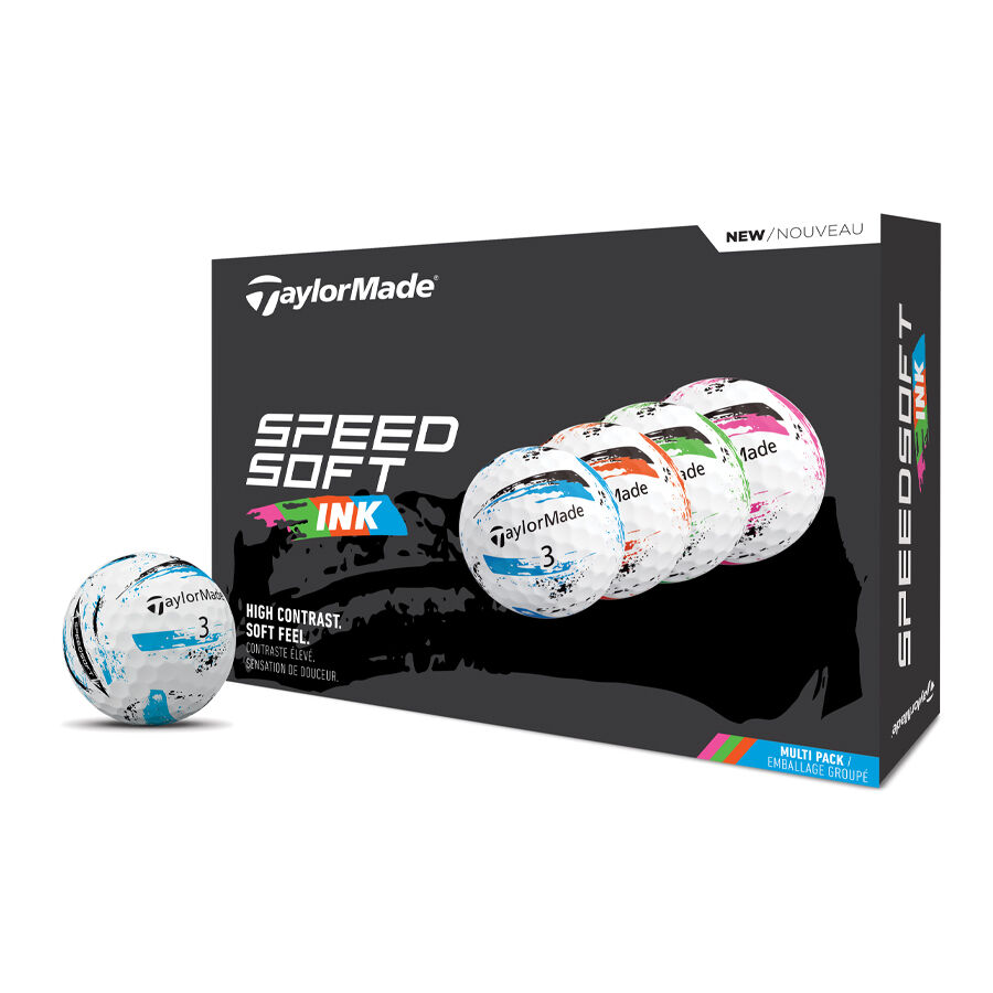 TaylorMade Speedsoft INK Multicolor Golfbälle