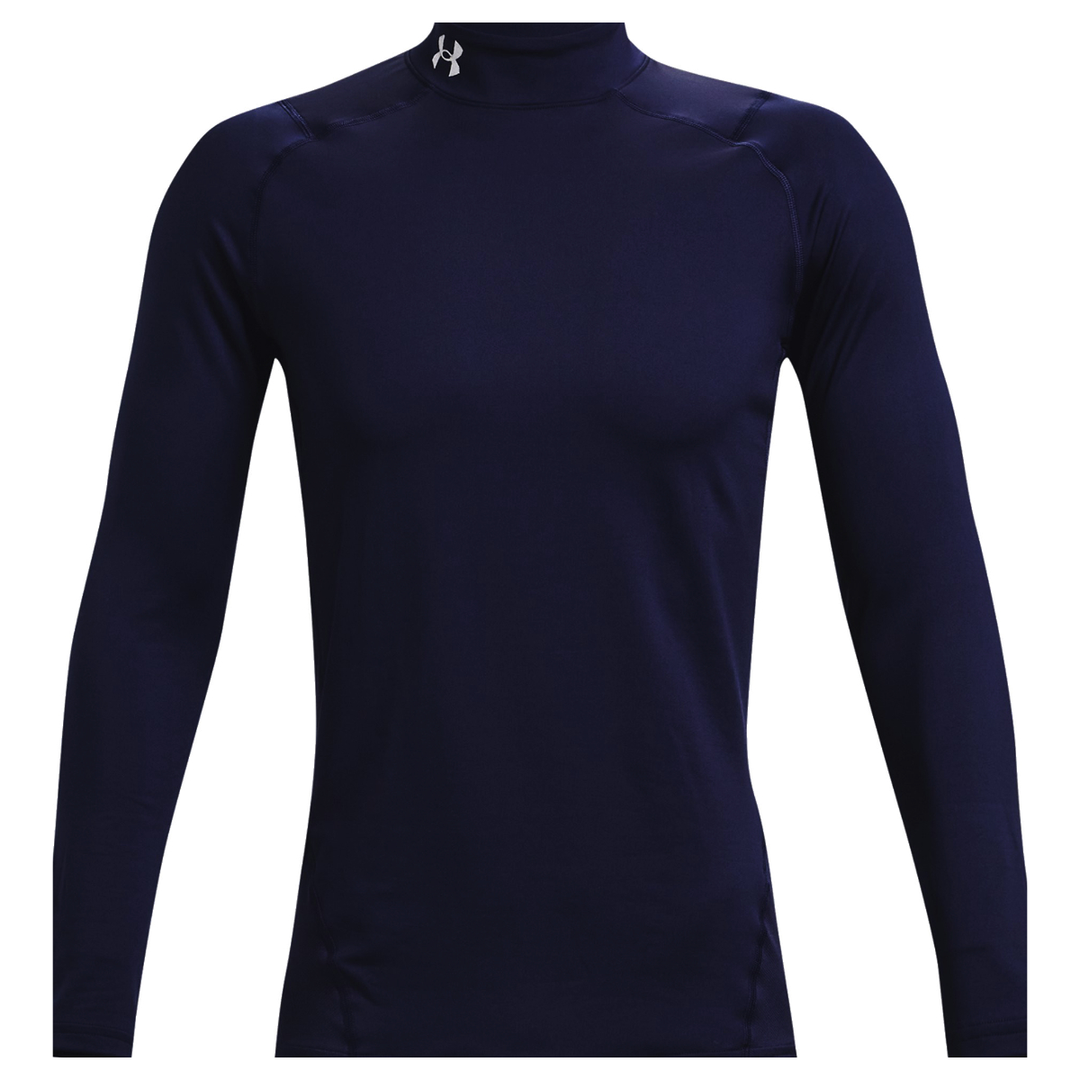 Under Armour Cold Gear Armour Fitted Mock Navy/White