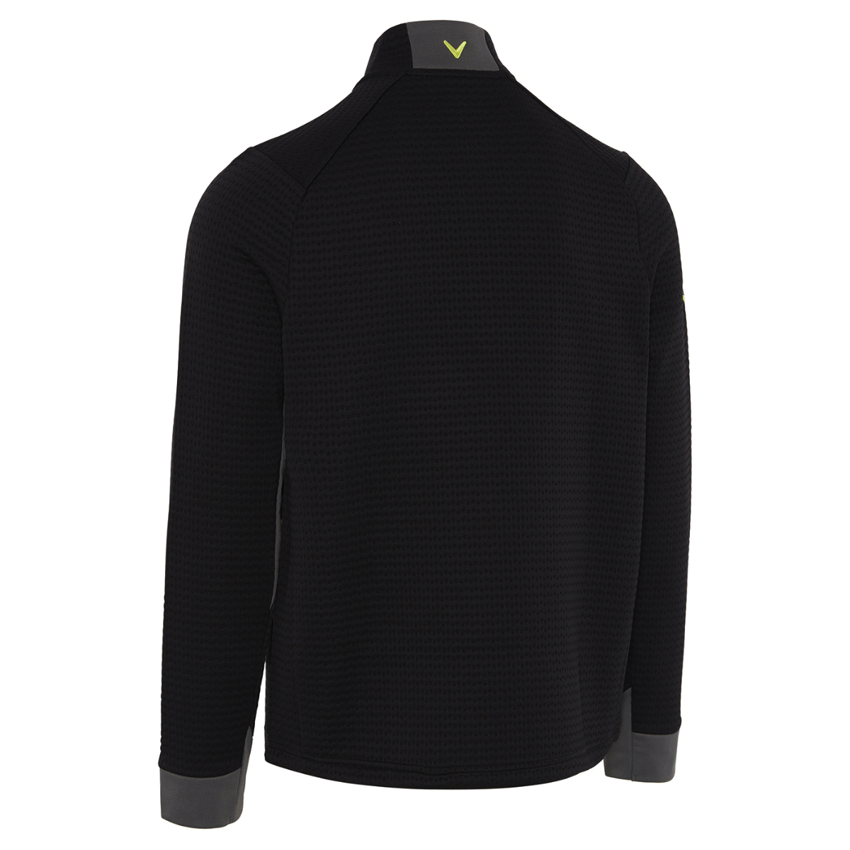 Callaway Textured Midweight Layer Caviar/Yellow