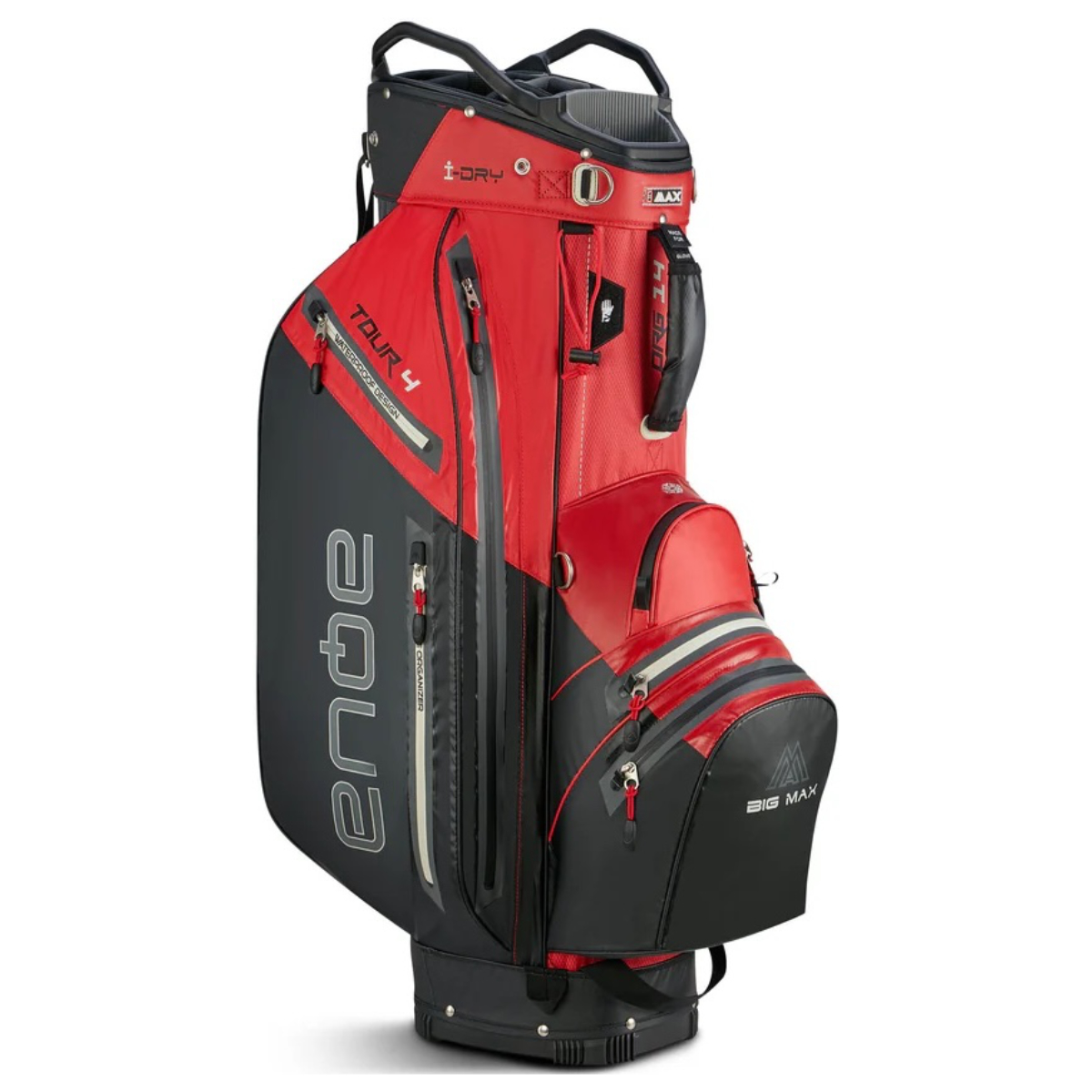 Big Max Aqua Tour 4 Red/Black Cartbag