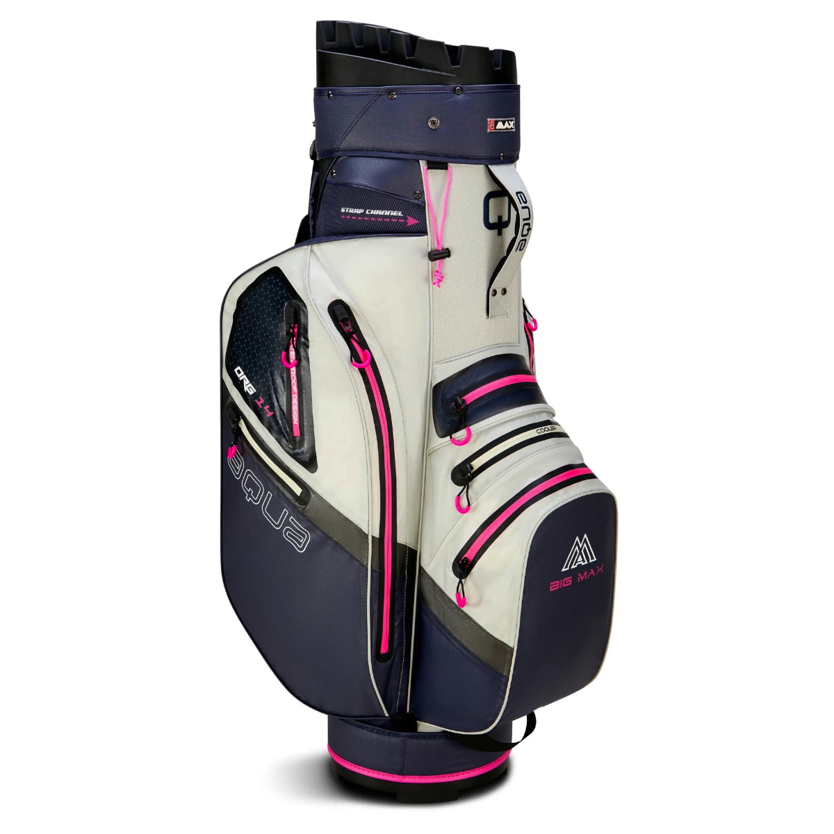 Big Max Aqua Silencio 4 Blue/White/Fuchsia Cartbag