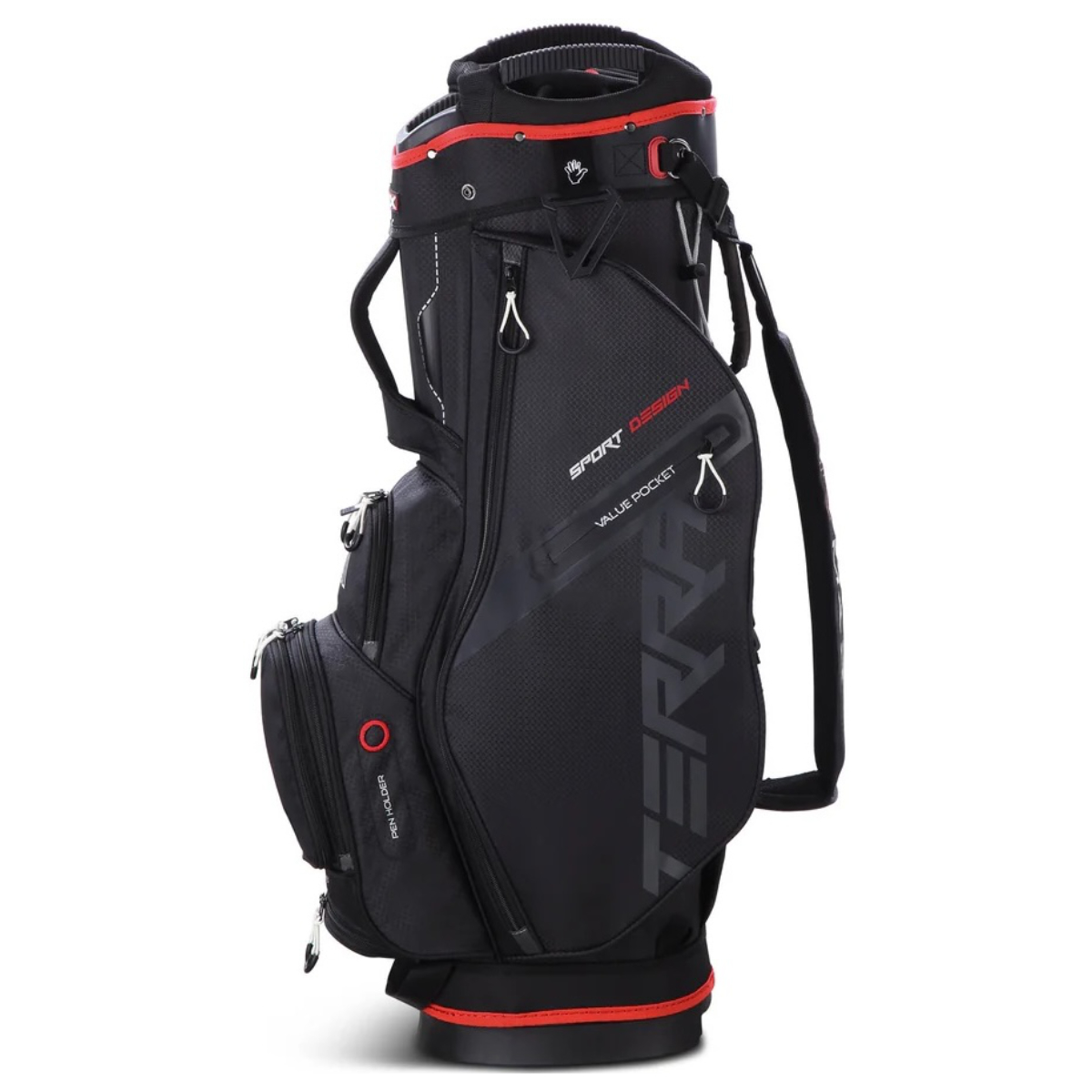 Big Max Terra Sport Schwarz/Rot Cartbag