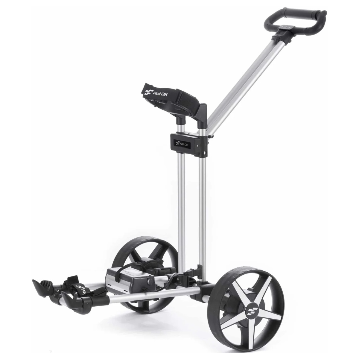 Flat Cat Touch Tigerline 36+ Brushed Silver E-Trolley