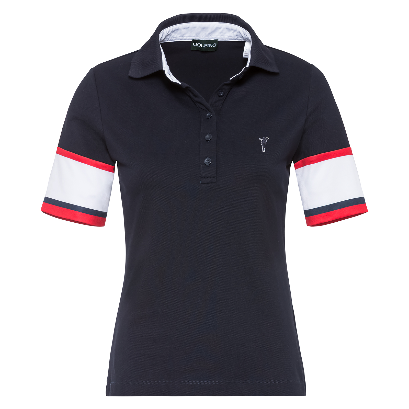 Golfino New Club Short Sleeve Polo Navy