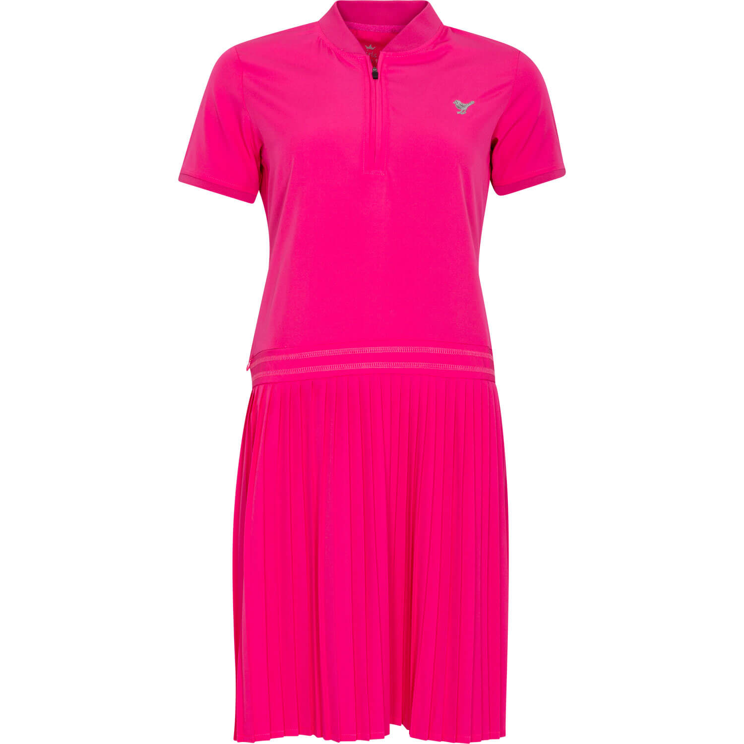 Girls Golf Polo Dress Pink