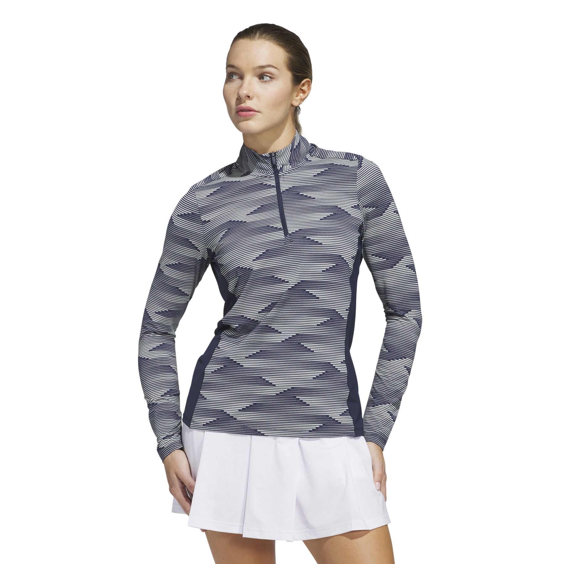 adidas ULTIMATE Print Quarter Zip Damen