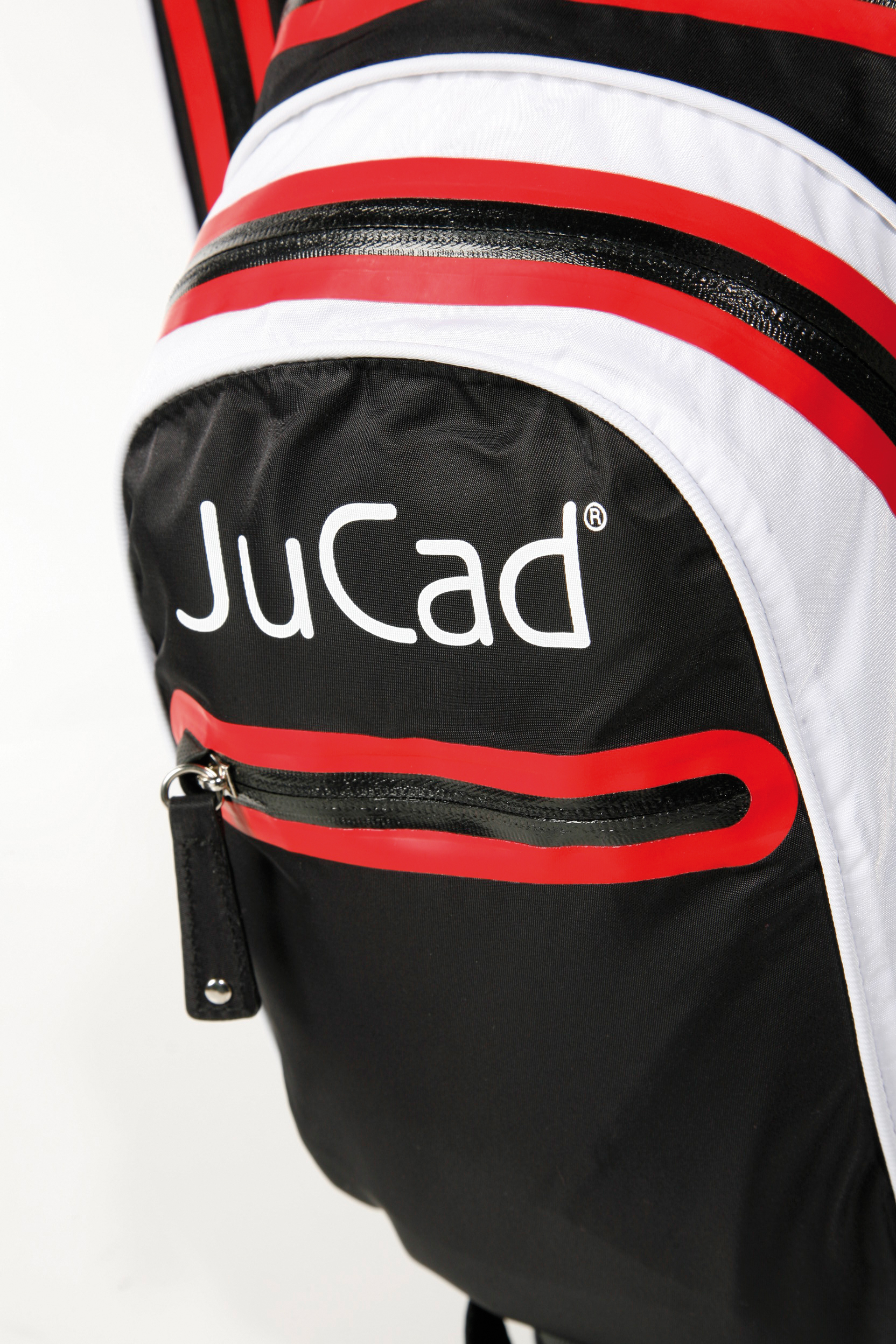 JuCad Aquastop Black/Red/White Cartbag