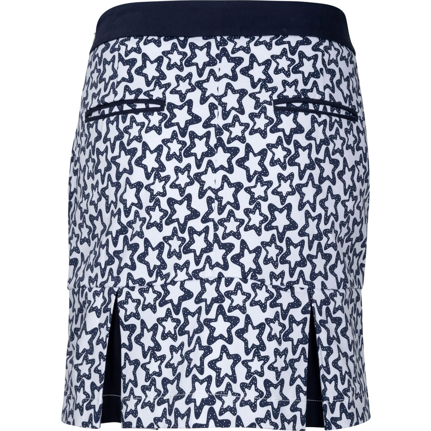 Girls Golf Golf Skort White Star