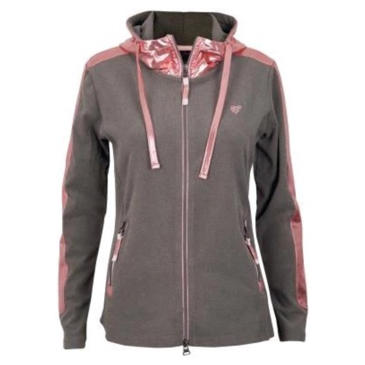 Cherie Collection Hoodie Jacke Grey