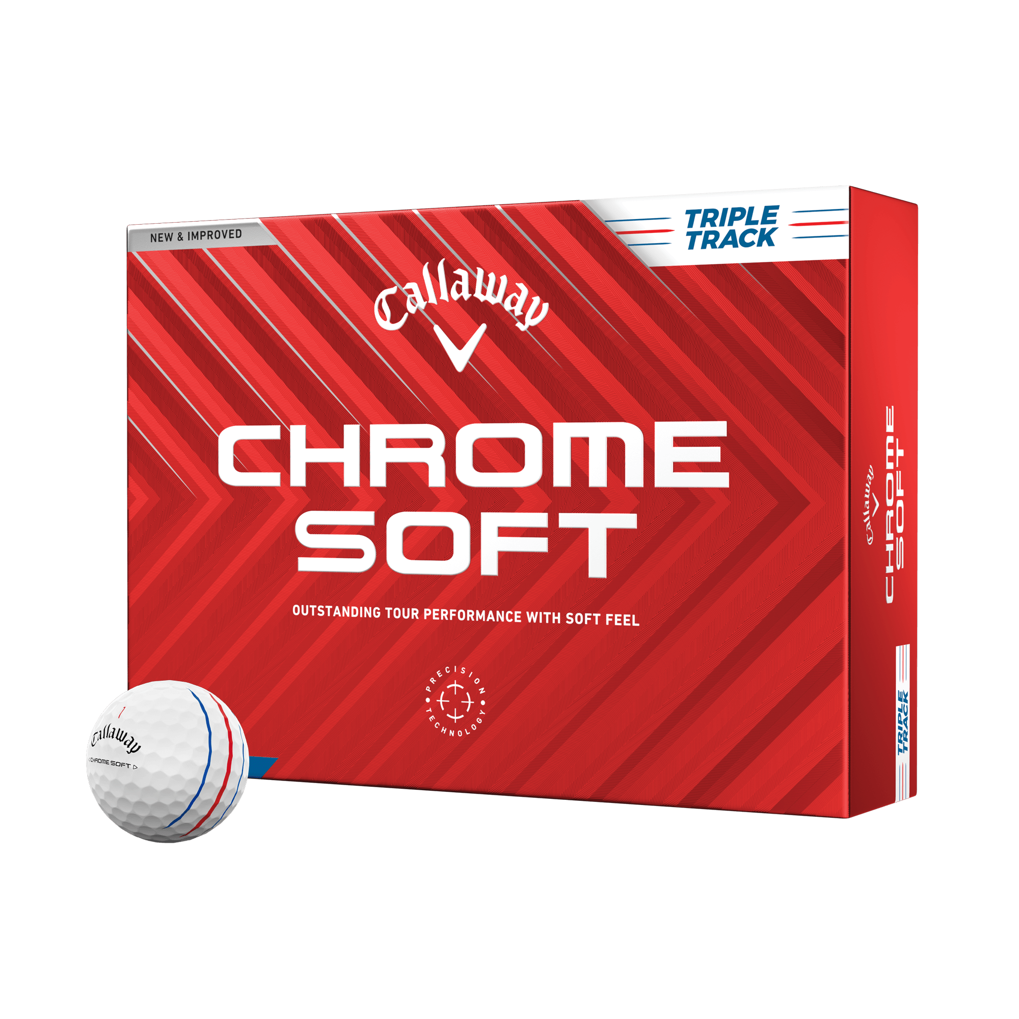 Callaway Chrome Soft Triple Track Bälle