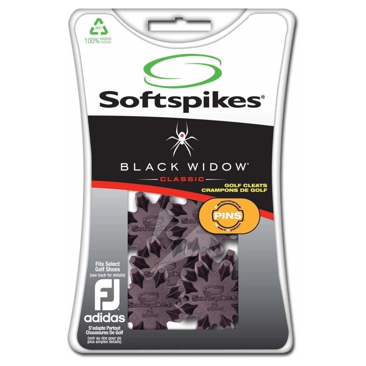 Masters SoftSpikes Black Widow Pins
