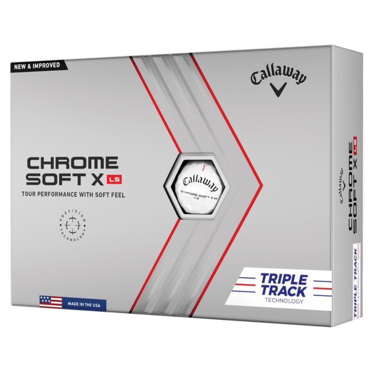 Callaway Chrome Soft X LS 22 White/Triple Track
