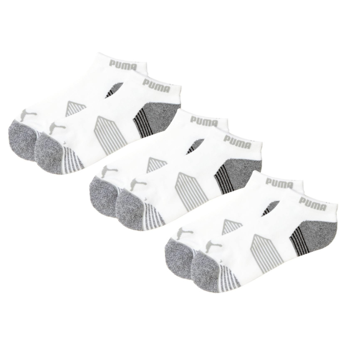 Puma Essential Low Cut 3 Pair Socken White