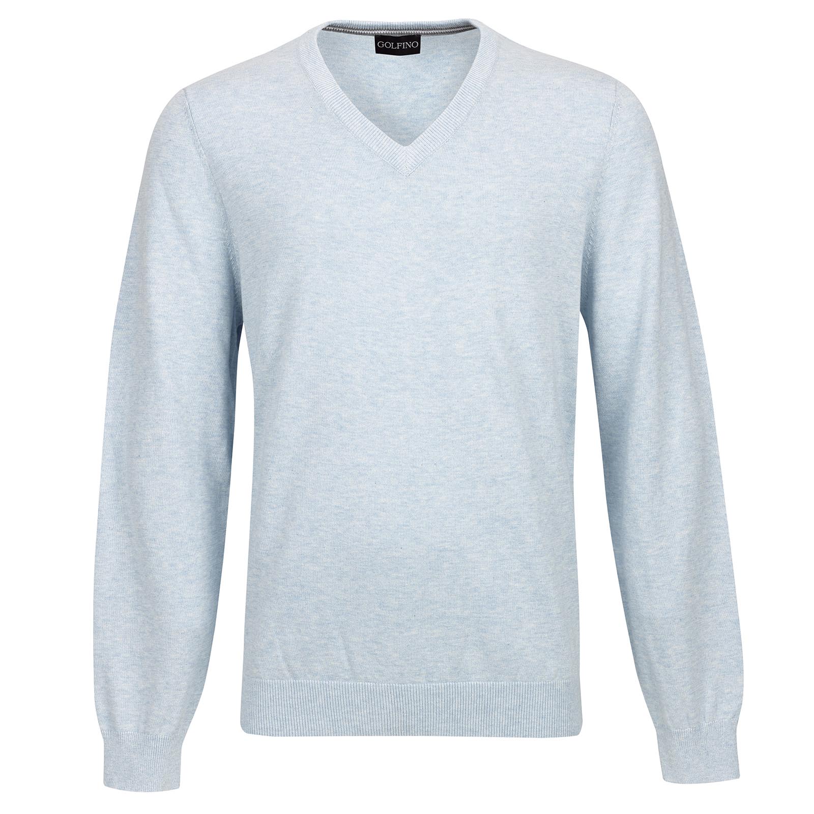 Golfino Mens Sunny Winter Sweater Hellblau